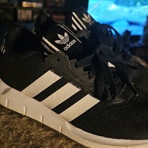 Adidas Classic Black and White Trainers